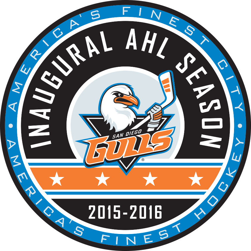 San Diego Gulls 2016 Anniversary Logo iron on heat transfer